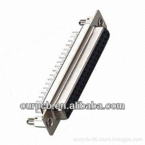 D-sub Dual Body Connector with 3A Rated Current and 500V AC Withstanding Voltage 25 Pins
